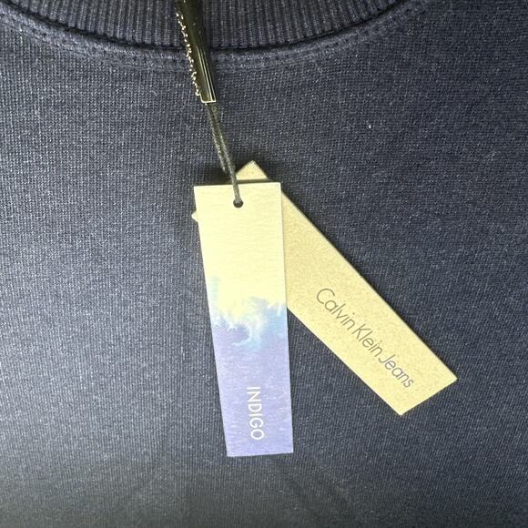 Calvin Klein Jeans Indigo Crewneck Sweater Mens Size XXL Brand New - Picture 4 of 9